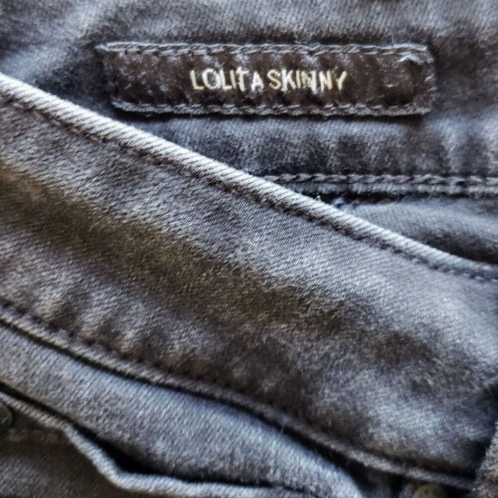 Lucky Brand - Lolita Mid-Rise Skinny Jeans - Black - Women Size 6/28 A - Picture 6 of 8